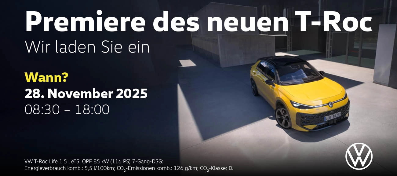VW T-Roc Premiere