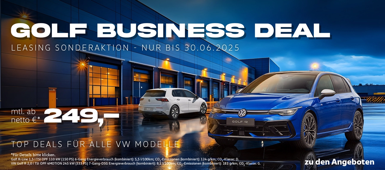 VW Golf Sportwochen Gewerbeleasing