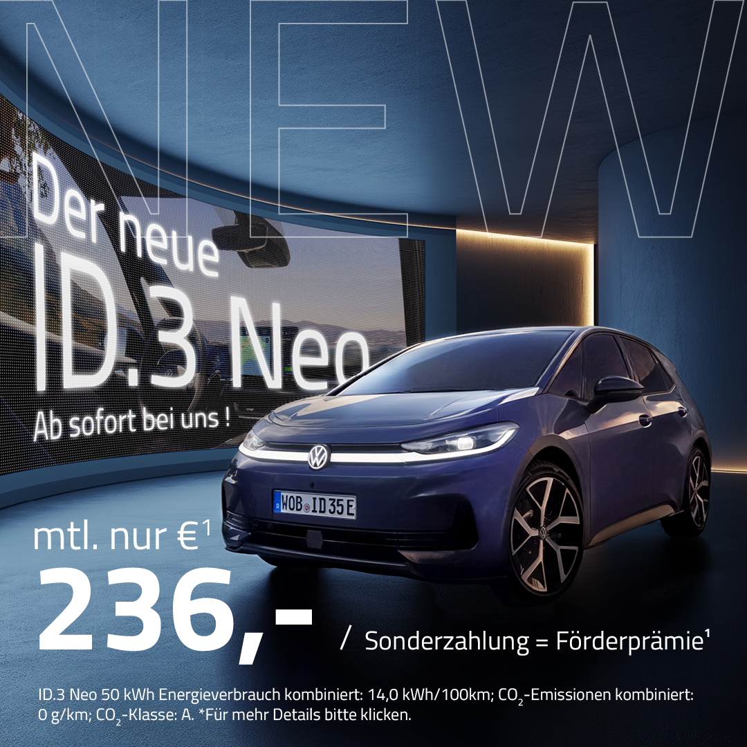 BB der neuer VW ID.3 Neo